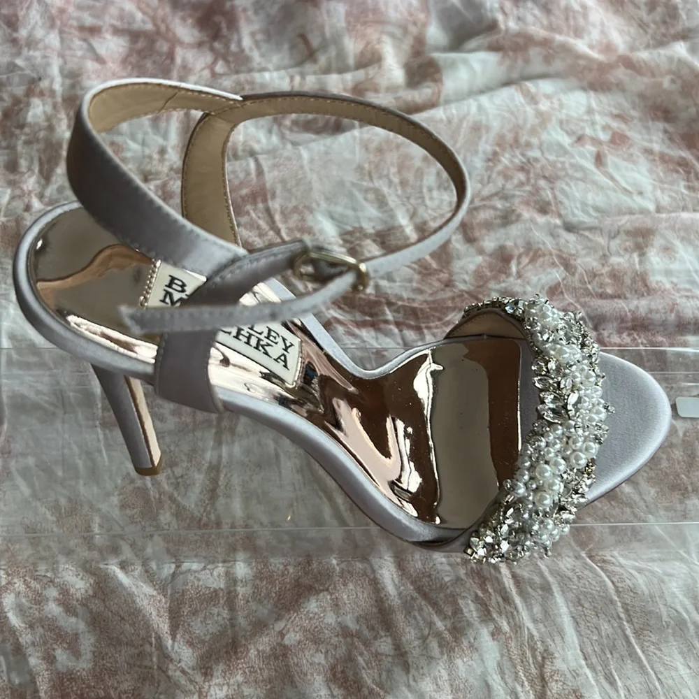 Badgley Mischka Katy Springtime Stiletto Lavende - Picture 9 of 9